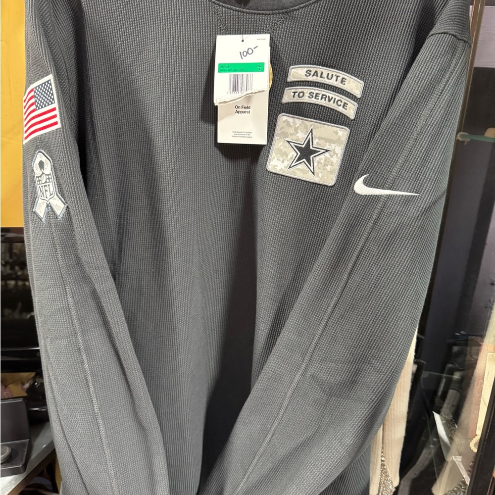 Nike Men's Black Salute to Service Long Sleeve Tee